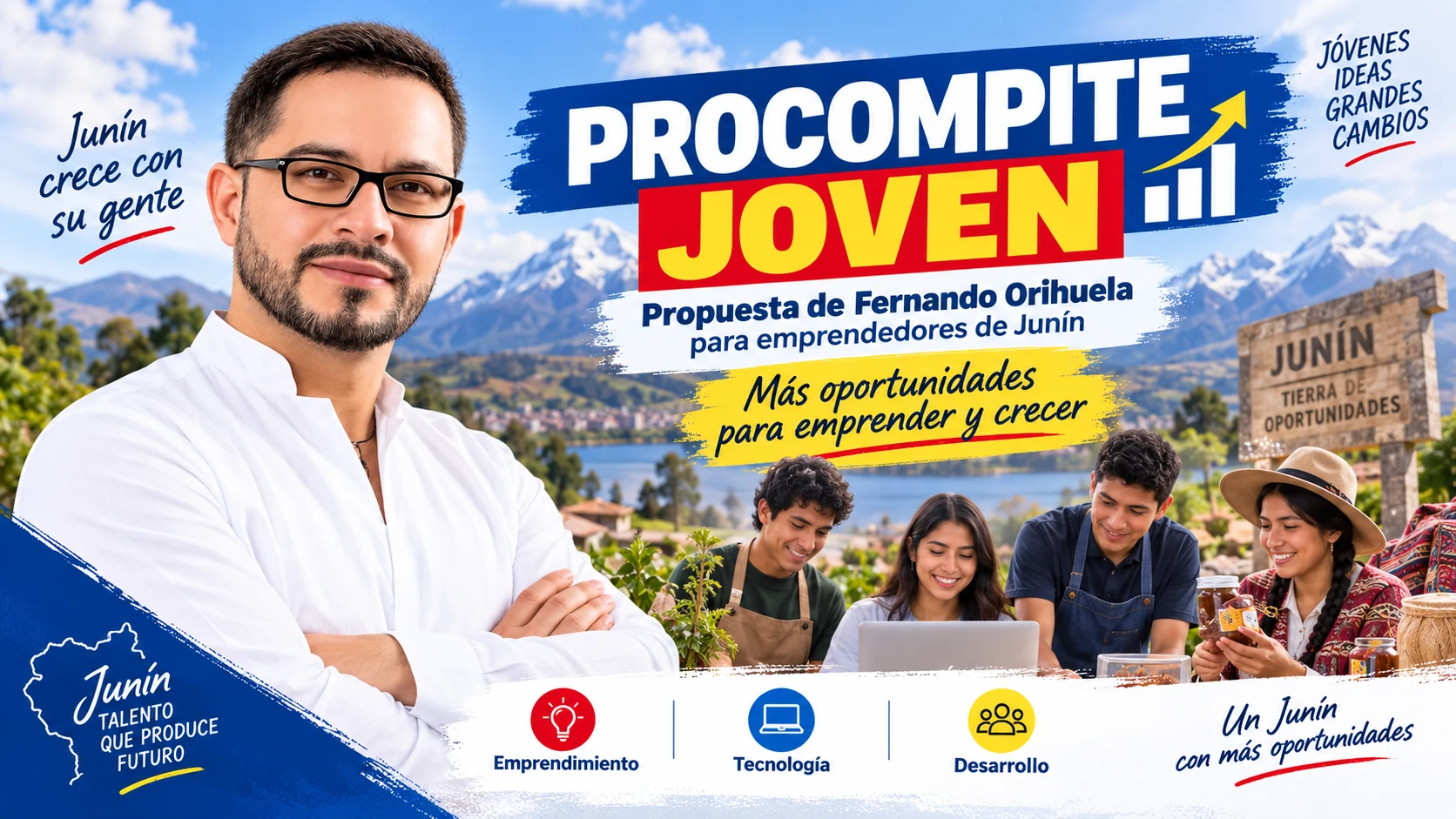 Procompite Joven y emprendimientos juveniles en Junín