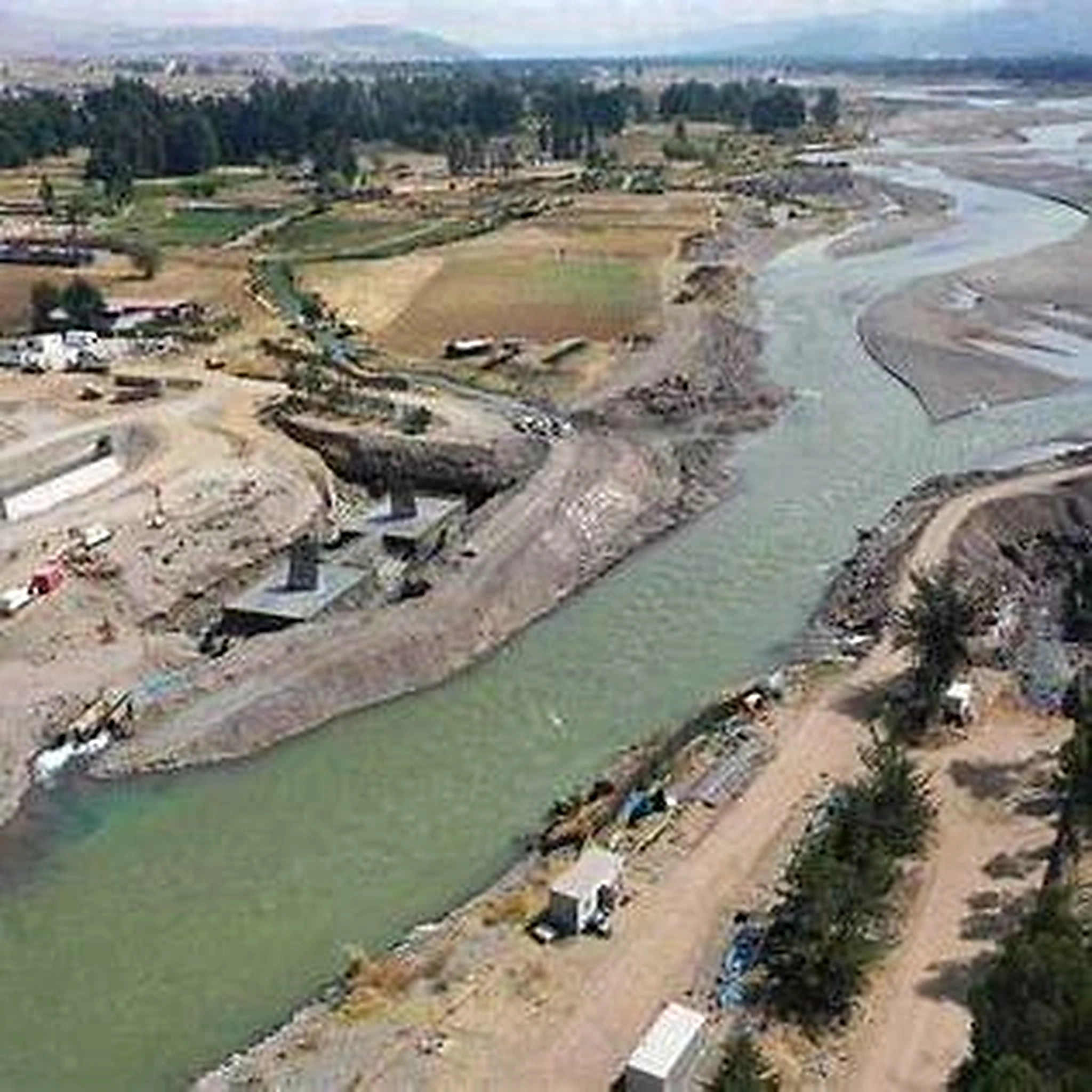 Puente Comuneros III o Cantuta — estado previo de la conexión entre El Tambo y Pilcomayo